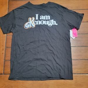 Boys size xs black I am kenough  tshirt